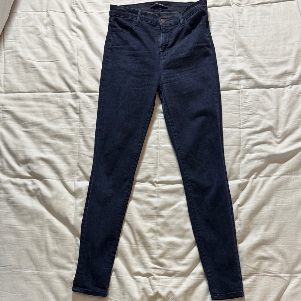 J BRAND Maria Bluebird Indigo Blue Women's Skinny Jeans - Classic Stretch Denim